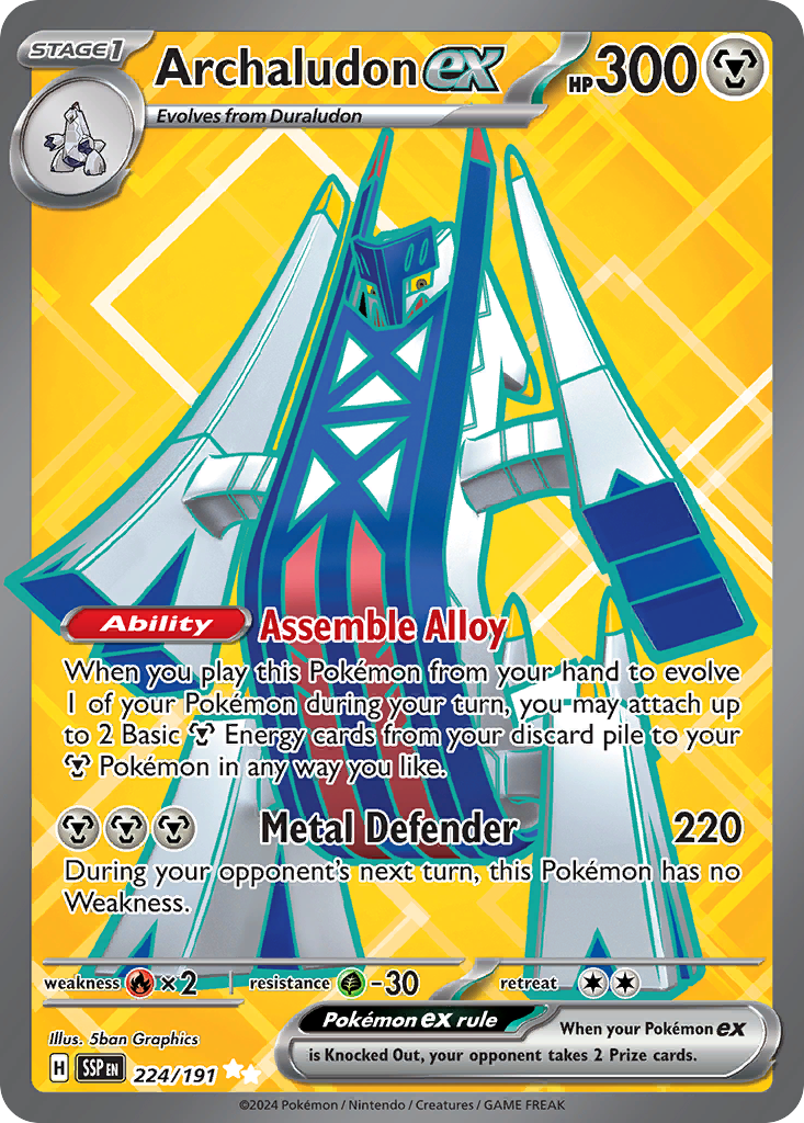 Archaludon ex #224/191 — Surging Sparks