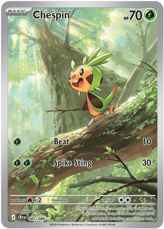 Chespin #087/086 — Chaos Rising