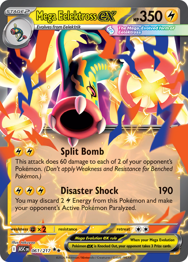 Mega Eelektross ex #061/217 — Ascended Heroes