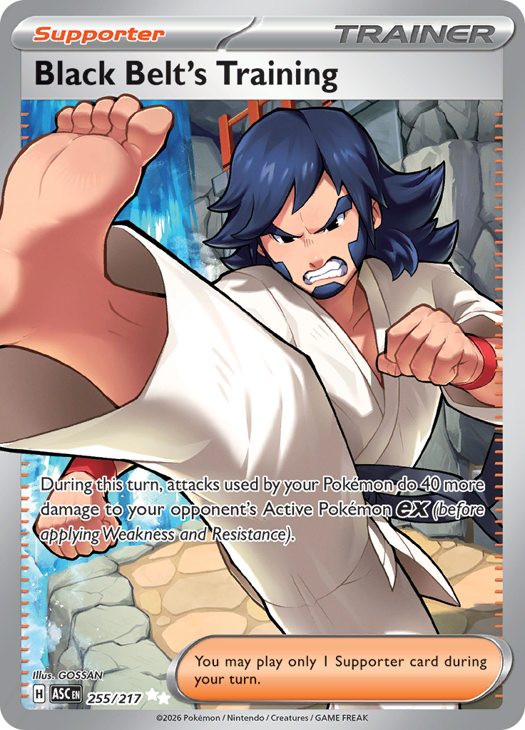 Black Belt's Training #255/217 — Ascended Heroes