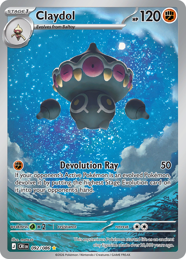 Claydol #092/086 — Chaos Rising