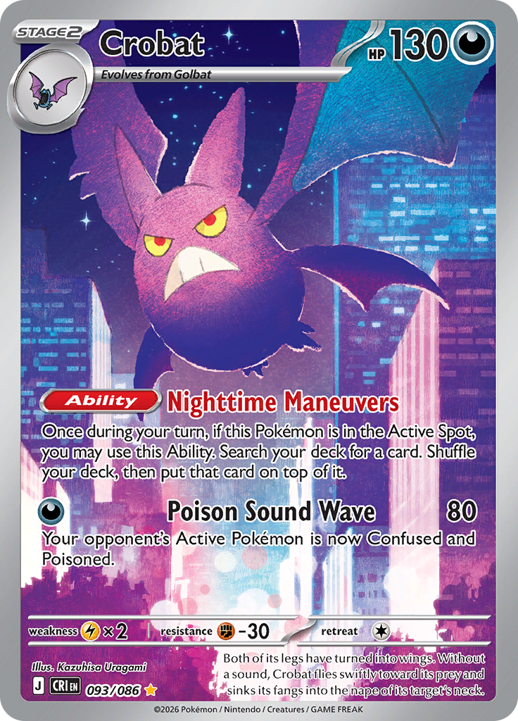 Crobat #093/086 — Chaos Rising