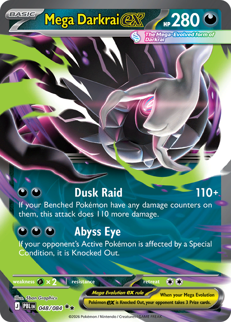 Mega Darkrai ex #048/084 — Pitch Black