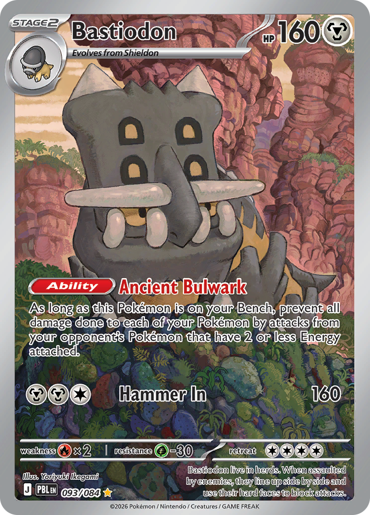 Bastiodon #093/084 — Pitch Black