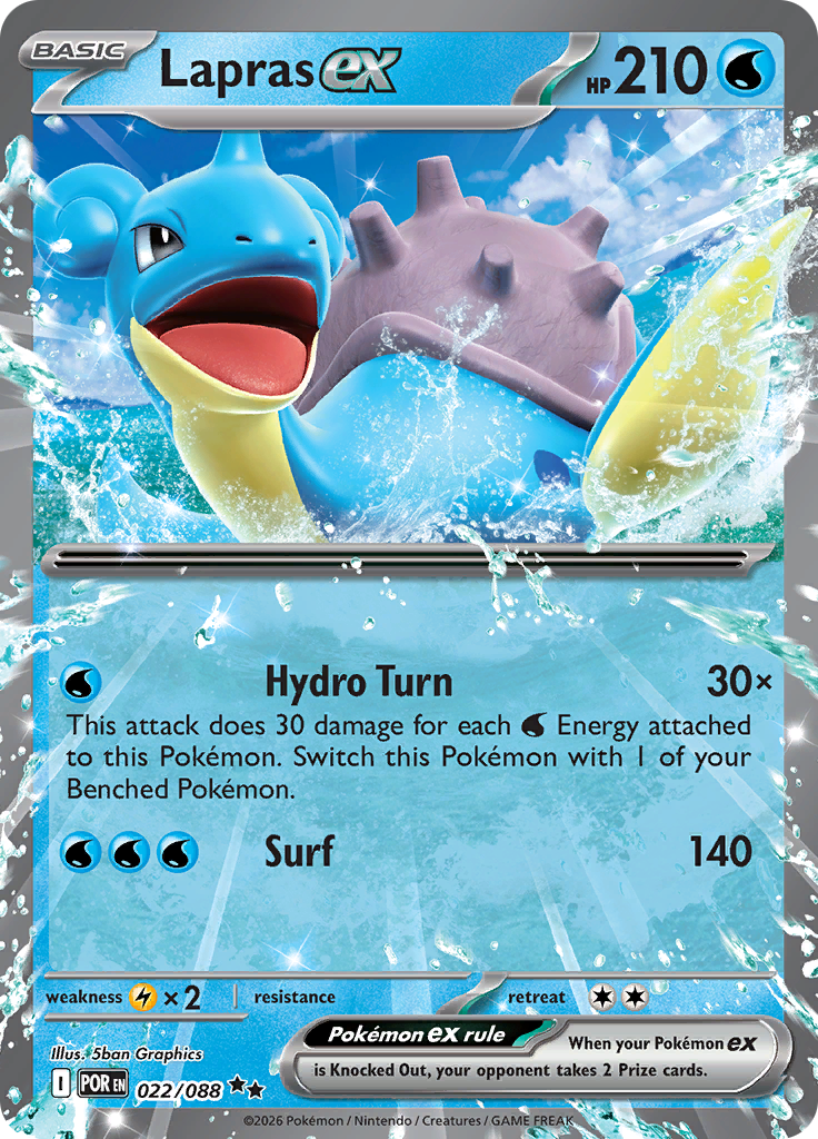 Lapras ex #022/088 — Perfect Order